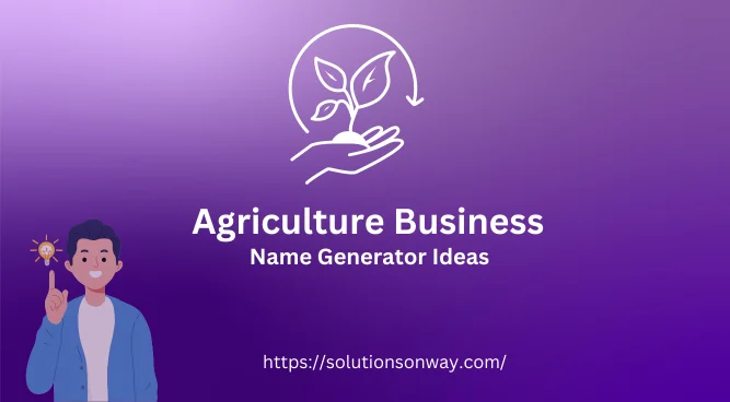 Agriculture Business Name Generator