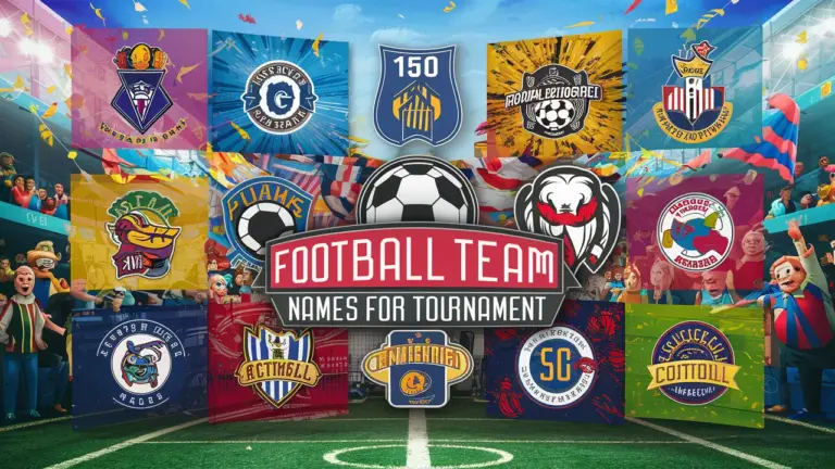 150 Best Football Team Names For Tournament